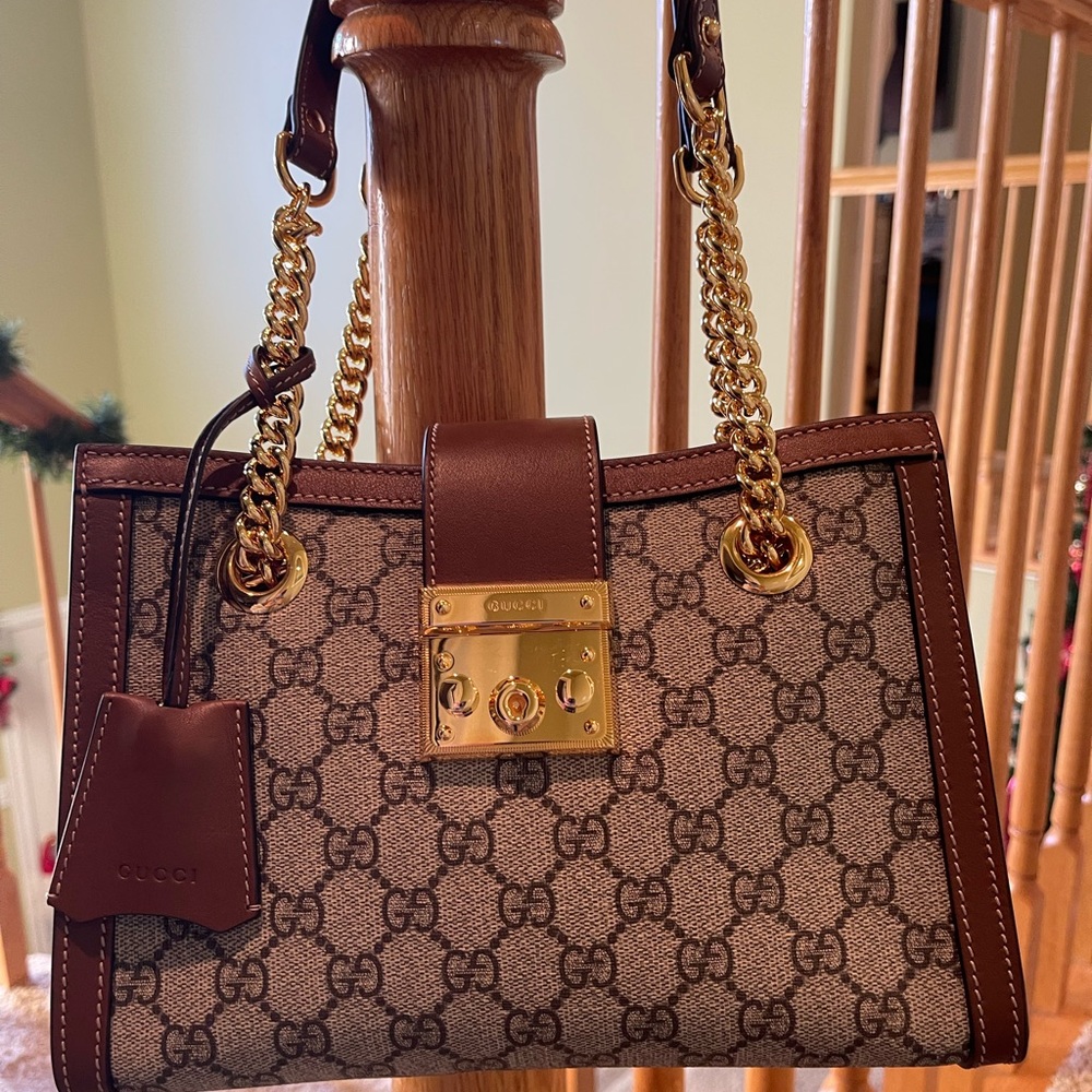 GUCCI  GG Padlock Shoulder Bag